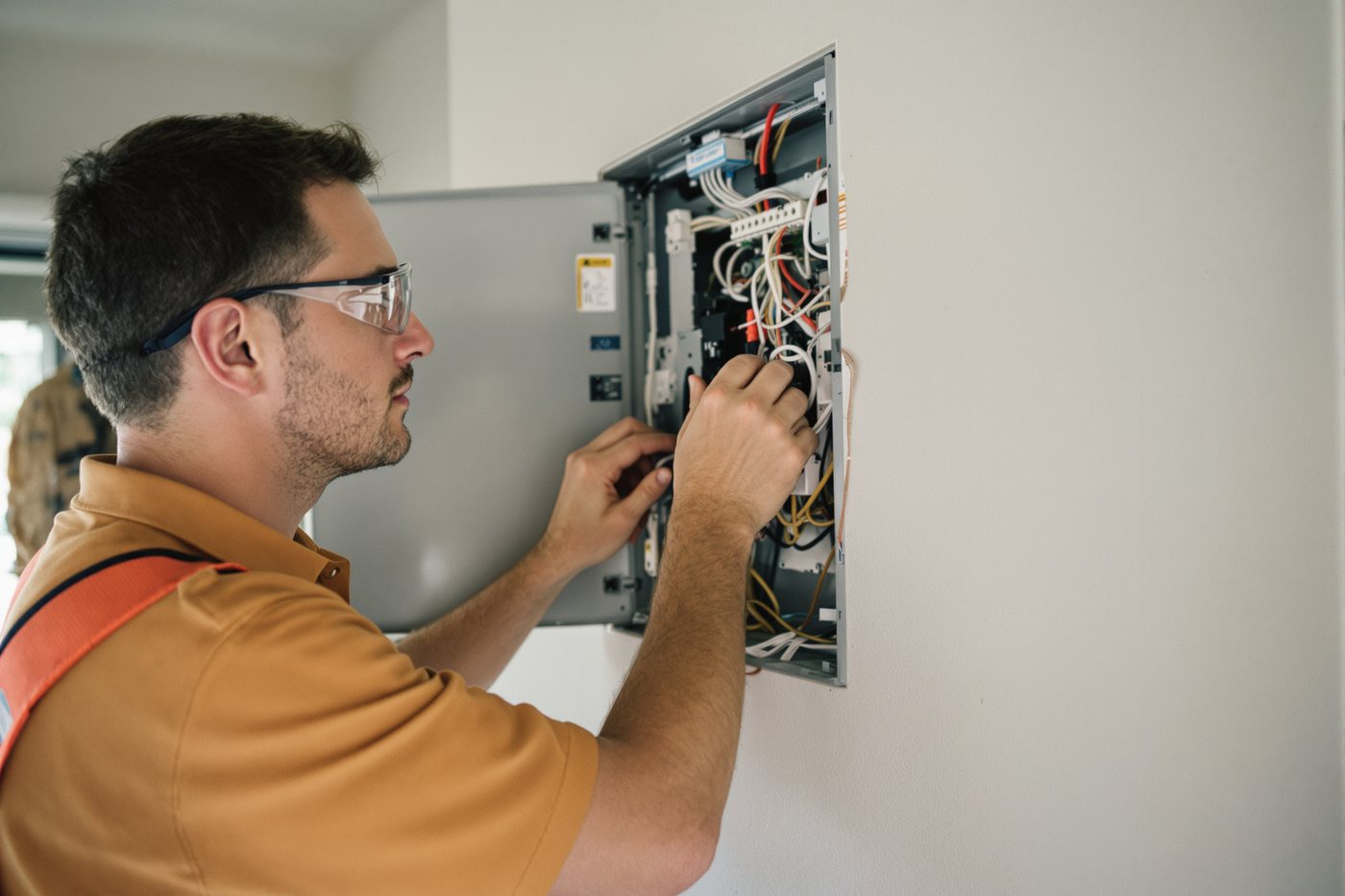 Preparing the electrical panel